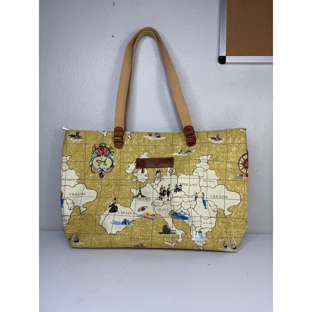 Travel by Sharif Big Travel Tote Size 16"x13"x5" Original 1827